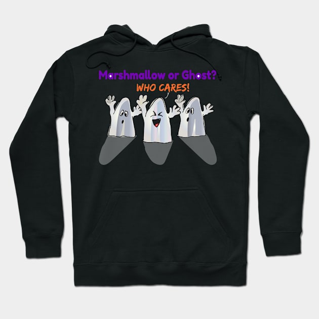 Happy Halloween Marshmallow Or Ghosts Hoodie by holidaystore